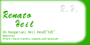 renato heil business card
